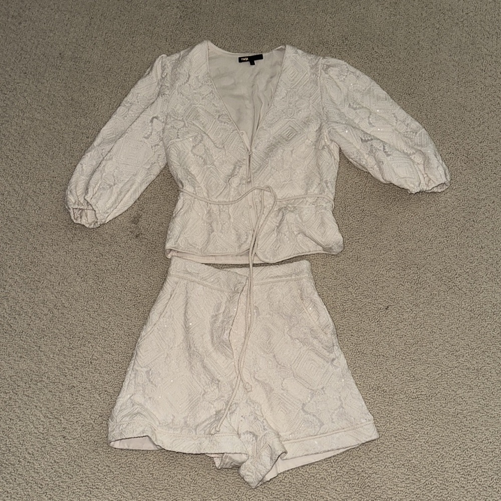 MAJE Lichet Embroidered set - Picture 3 of 14